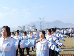 體操天天做，疾病遠(yuǎn)離我 | 科龍職校舉行廣播體操比賽